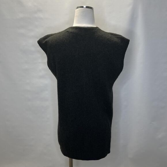 Vintage Perry Ellis Sweater Vest Mens Medium Cashmere Double Breasted 90s - Picture 3 of 12